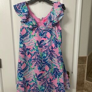 Lily Pultzer Pink floral romper